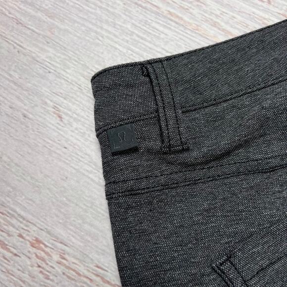 Lululemon ABC Pant Slim Tech Canvas 34" MENS 36 x 28 Heathered Black Jean - Picture 6 of 13